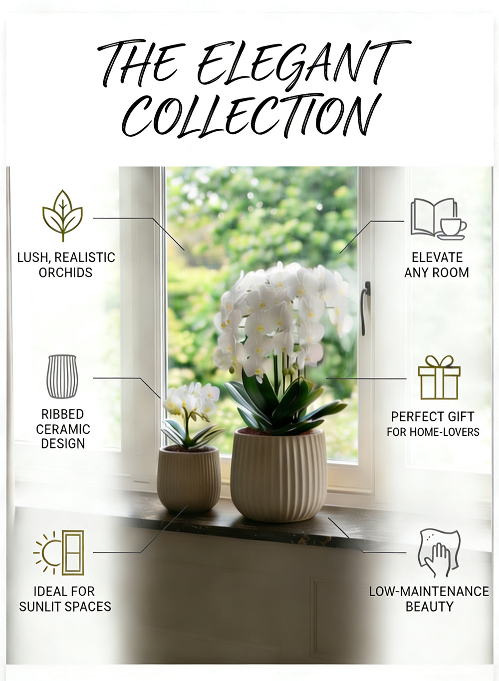 Terra Ribbed Vase Collection