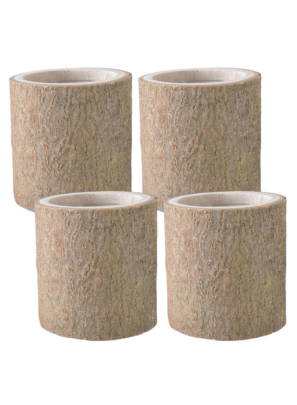 Wood Bark Vase