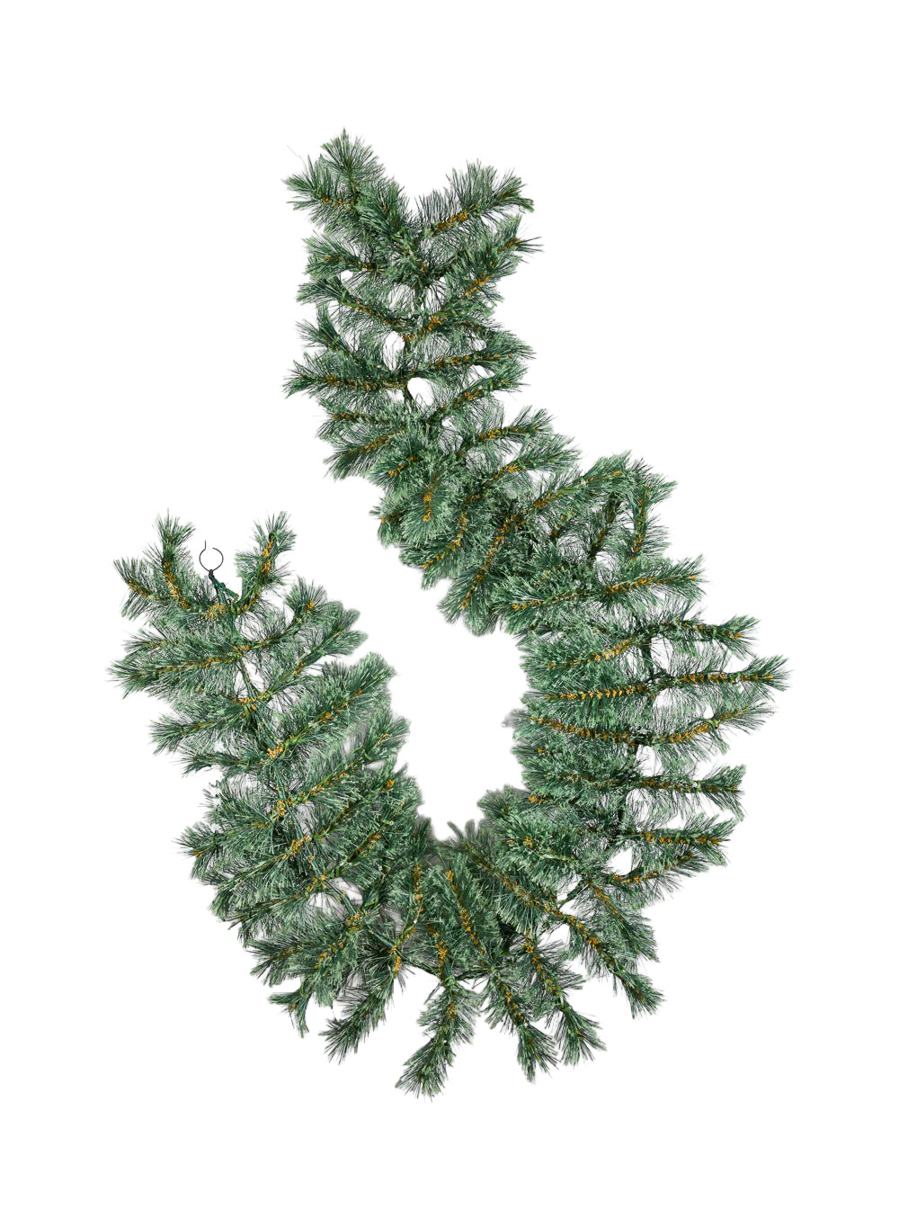 70" Pre-Lit Christmas Garland with 200 Warm White Lights