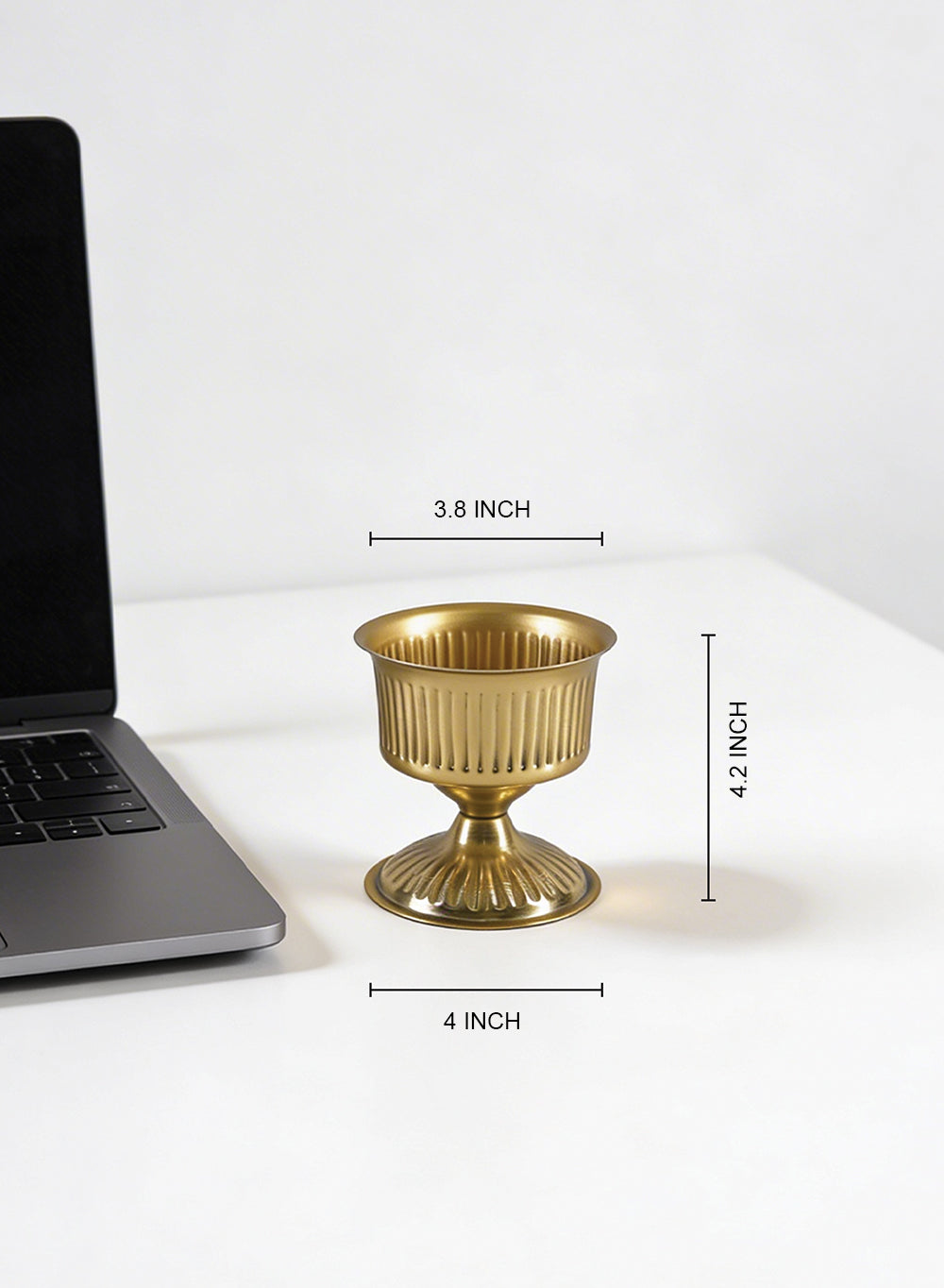 Imperial Gold Steel Urn Vase Collection
