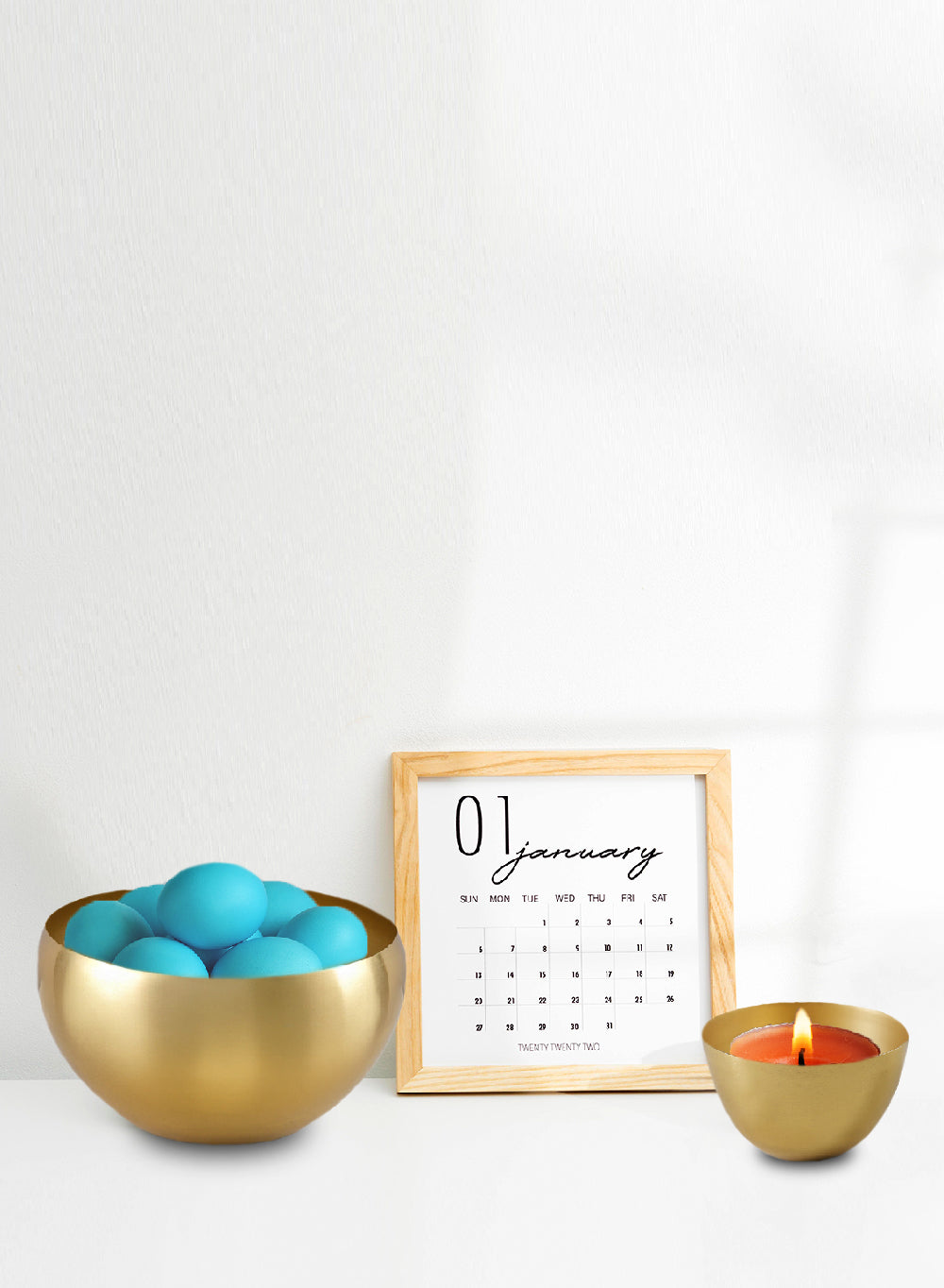 Decorative Shiny Luxe Gold Bowl Collection