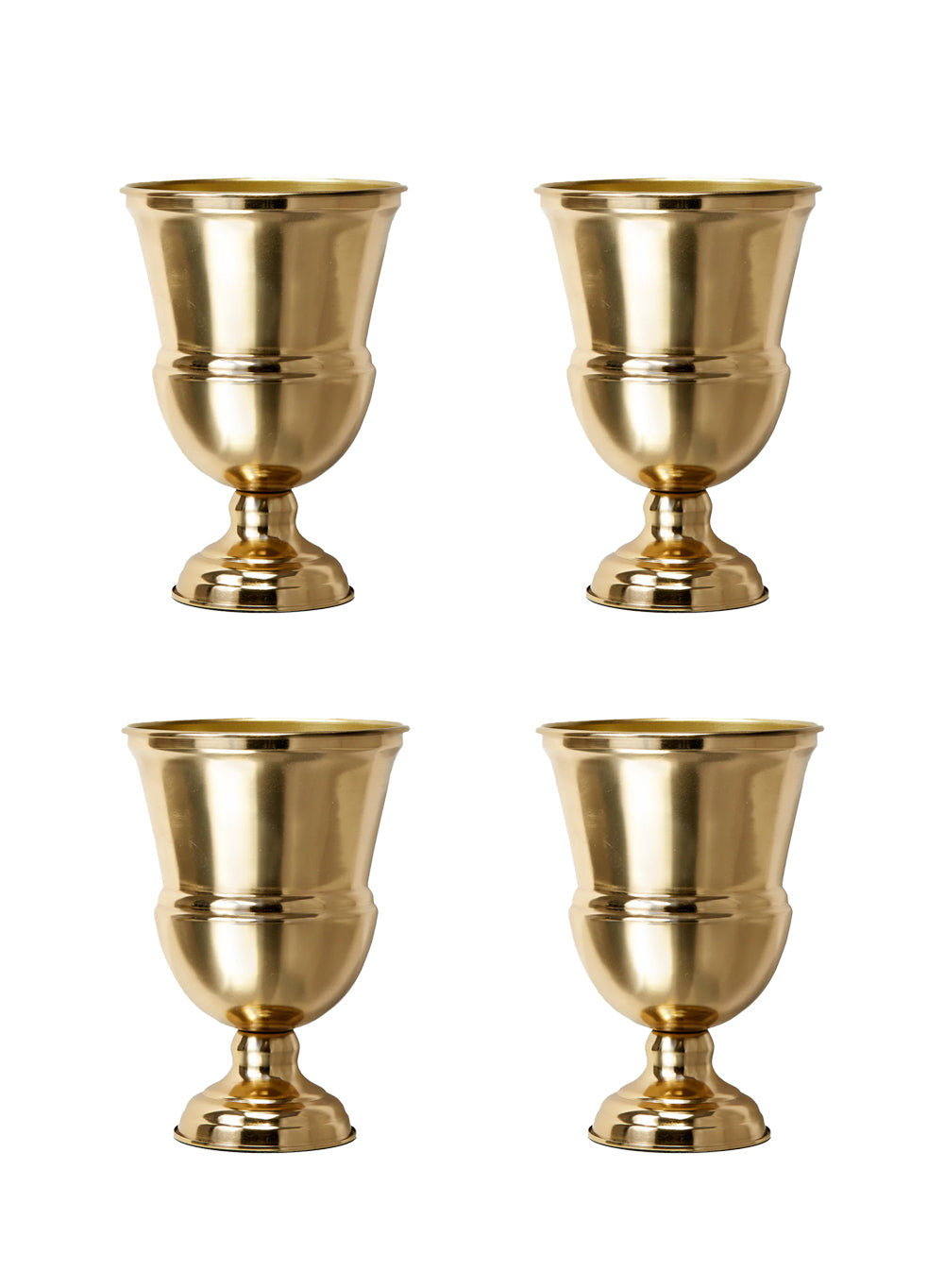 Decorative Gold & Silver Urn Vase Collection