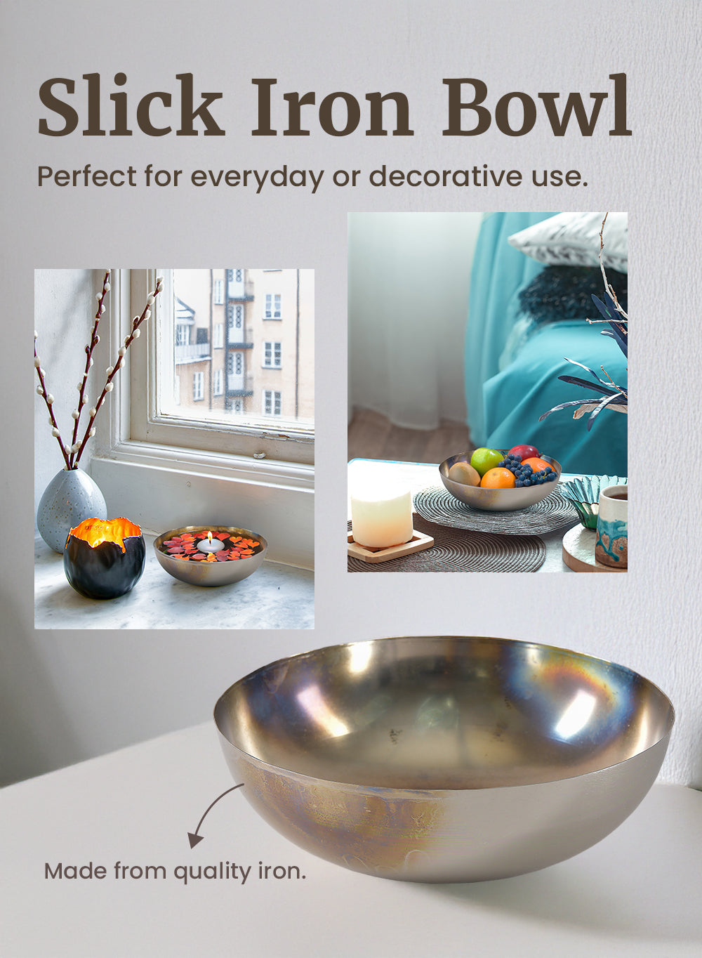 Rustic Iron Containers, In Various Shapes & Sizes