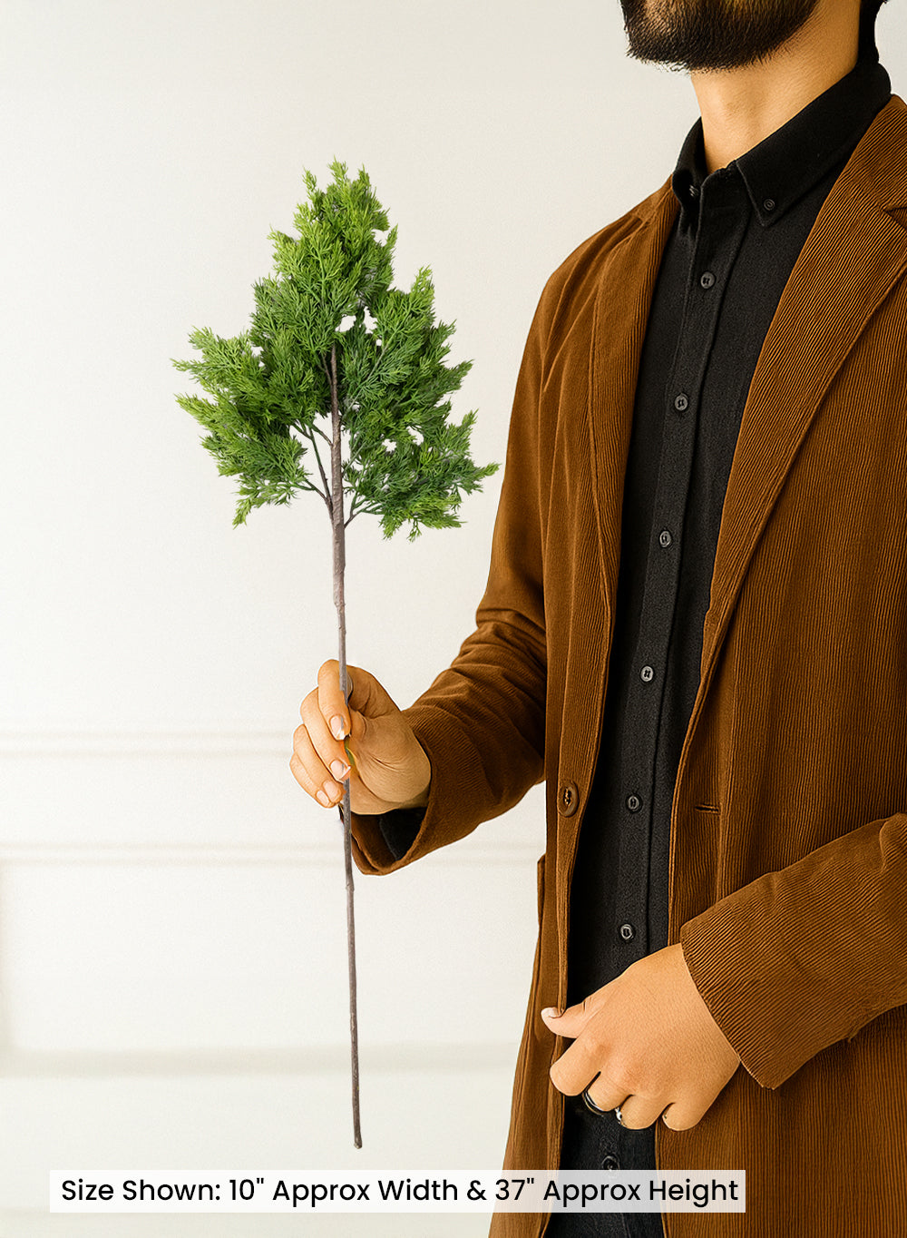 37" Artificial Pine Greenery Stem