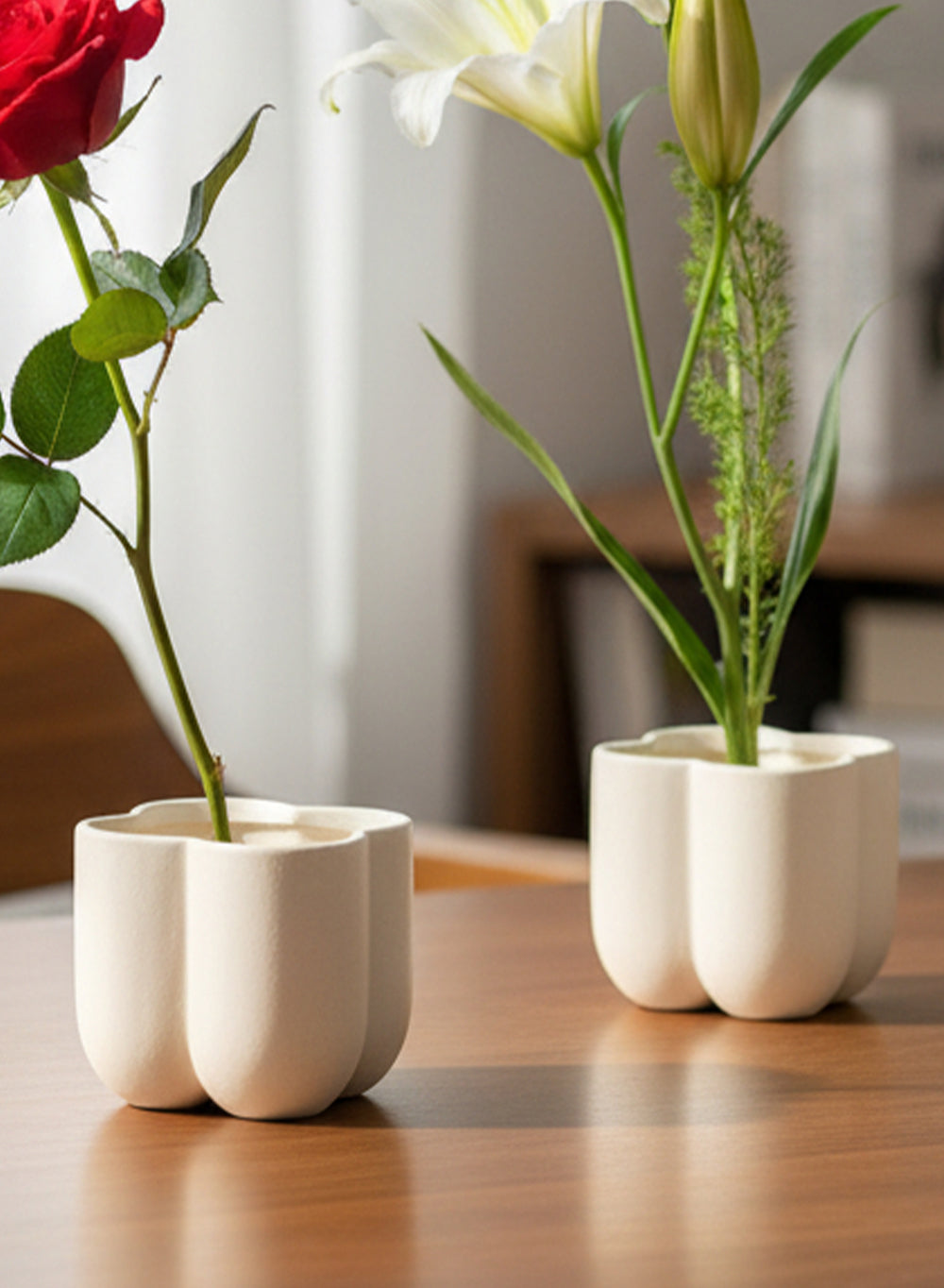 Petala Matte Ceramic Vase Collection