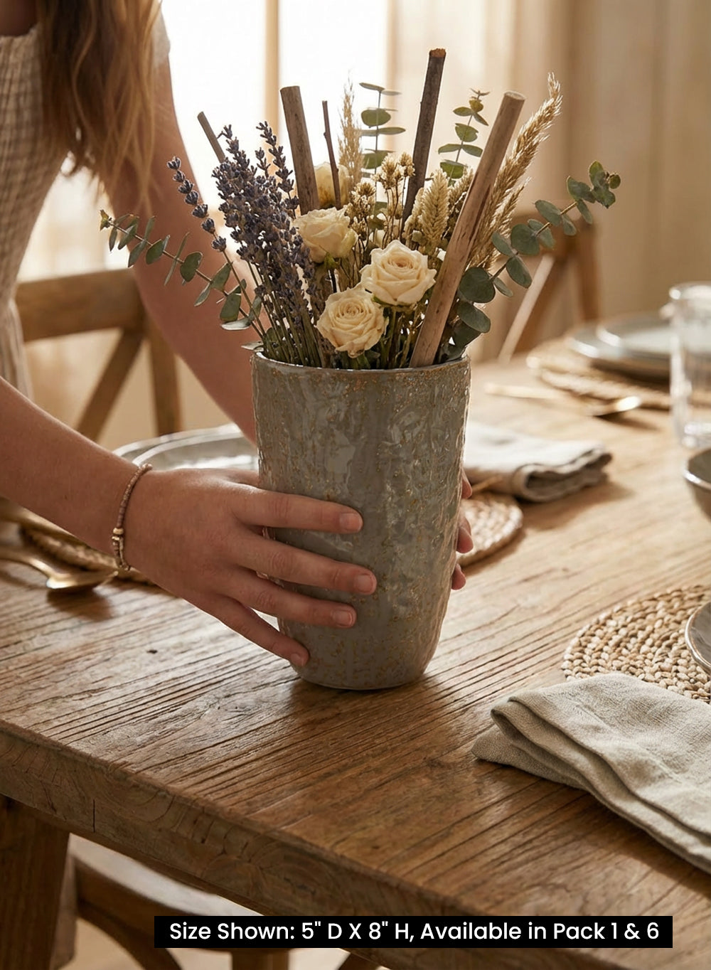 Pebblecrest Ceramic Vase Collection