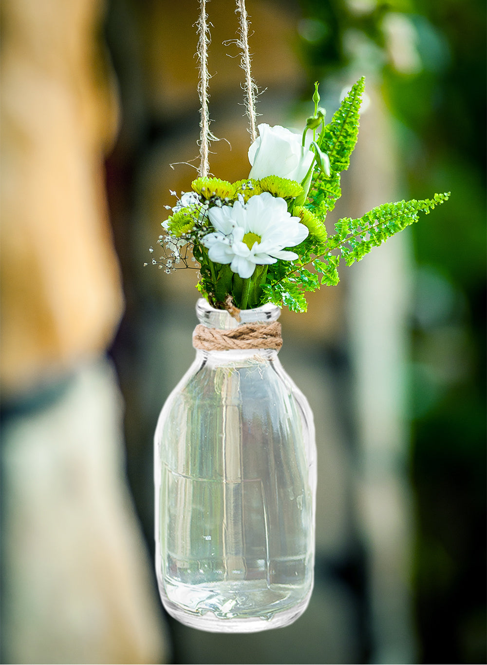 Glass Milk Bottle Bud Vases, 2" Diameter & 4.25" Tall, Pack of 6 & 48