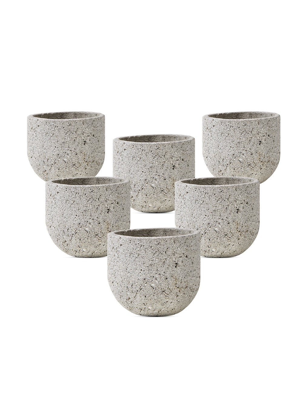 Natural Pumice Stone Vase, in 5 Unique Shapes & Sets