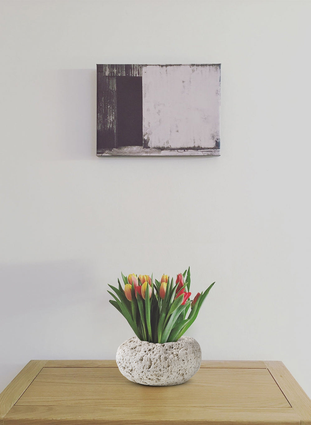 Natural Pumice Stone Vase, in 5 Unique Shapes & Sets