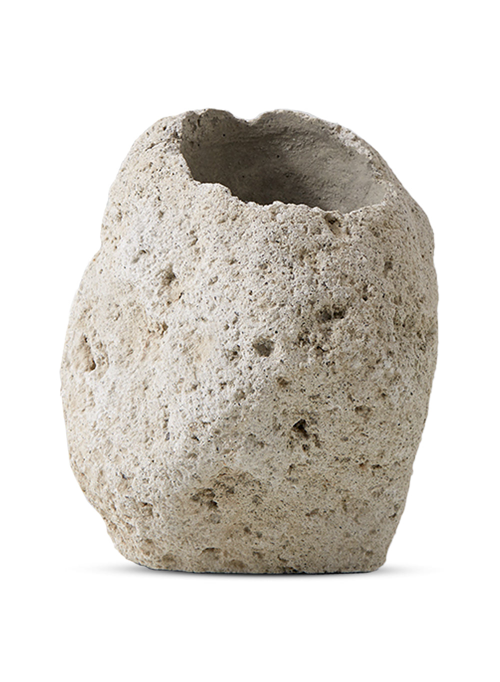 Natural Pumice Stone Vase, in 5 Unique Shapes & Sets