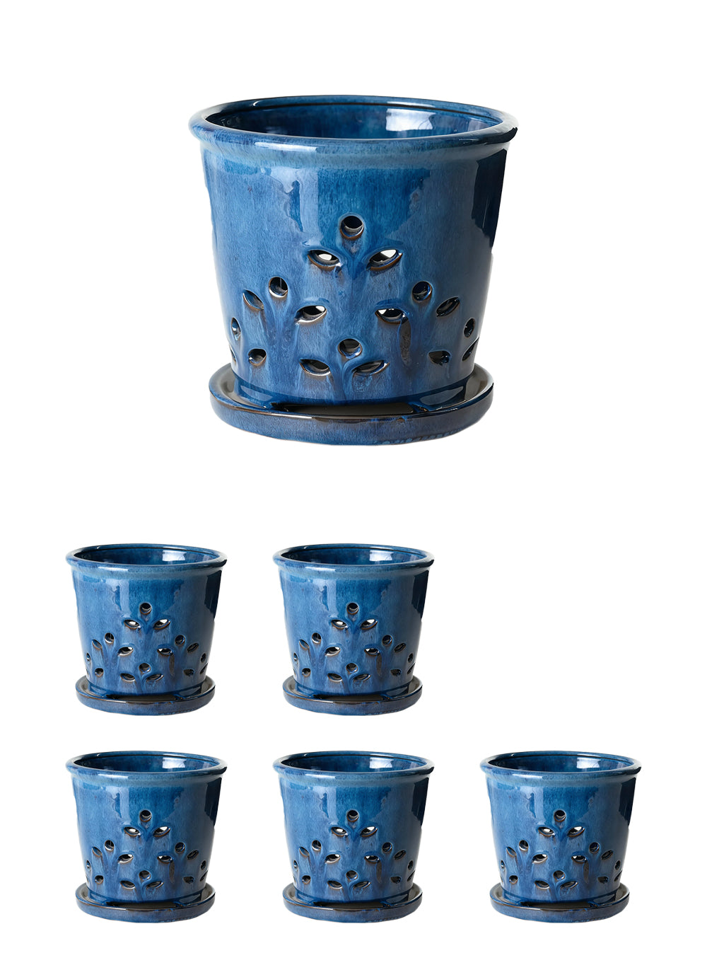 Leaf Breeze Ceramic Planter Collection