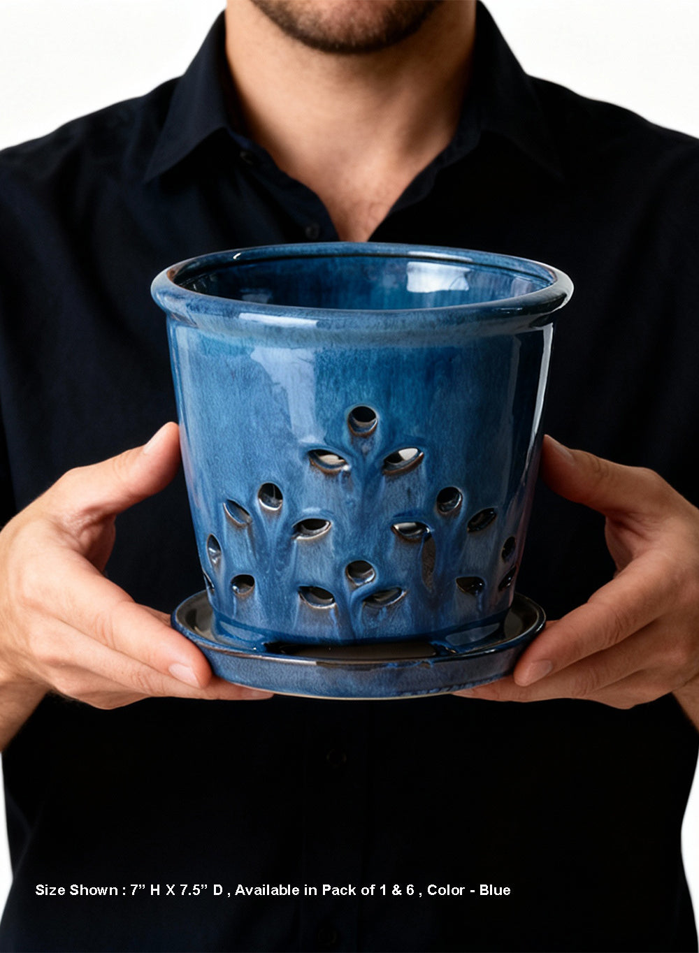 Leaf Breeze Ceramic Planter Collection