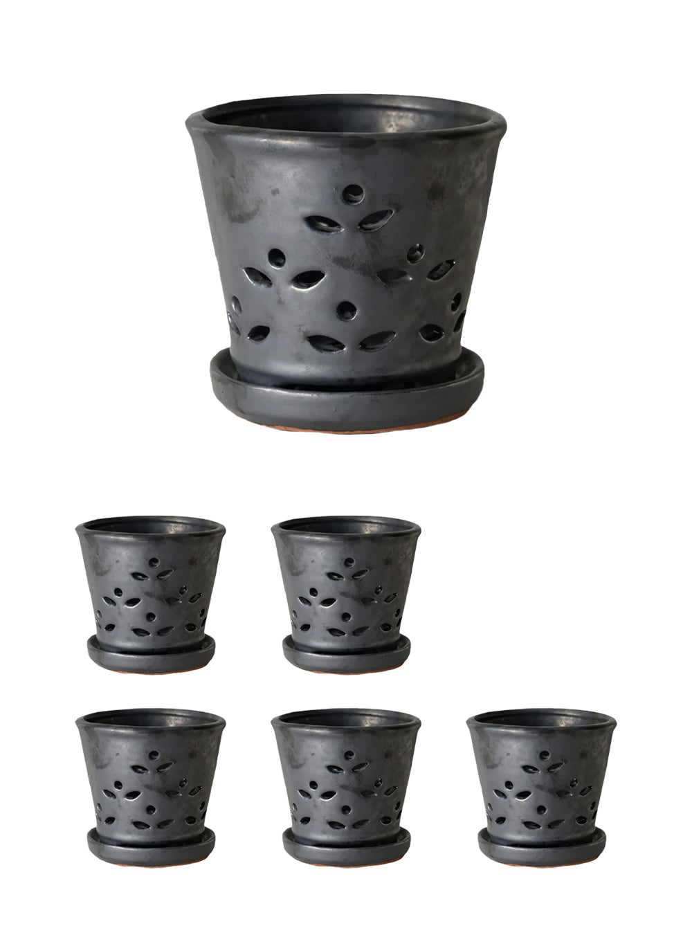 Leaf Breeze Ceramic Planter Collection