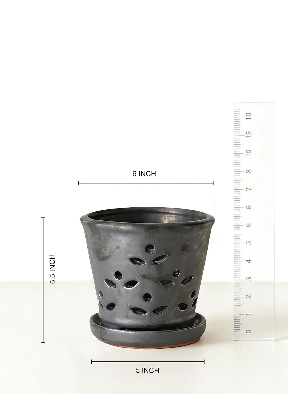 Leaf Breeze Ceramic Planter Collection