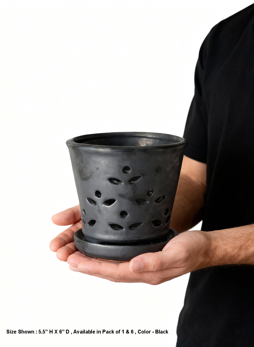 Leaf Breeze Ceramic Planter Collection