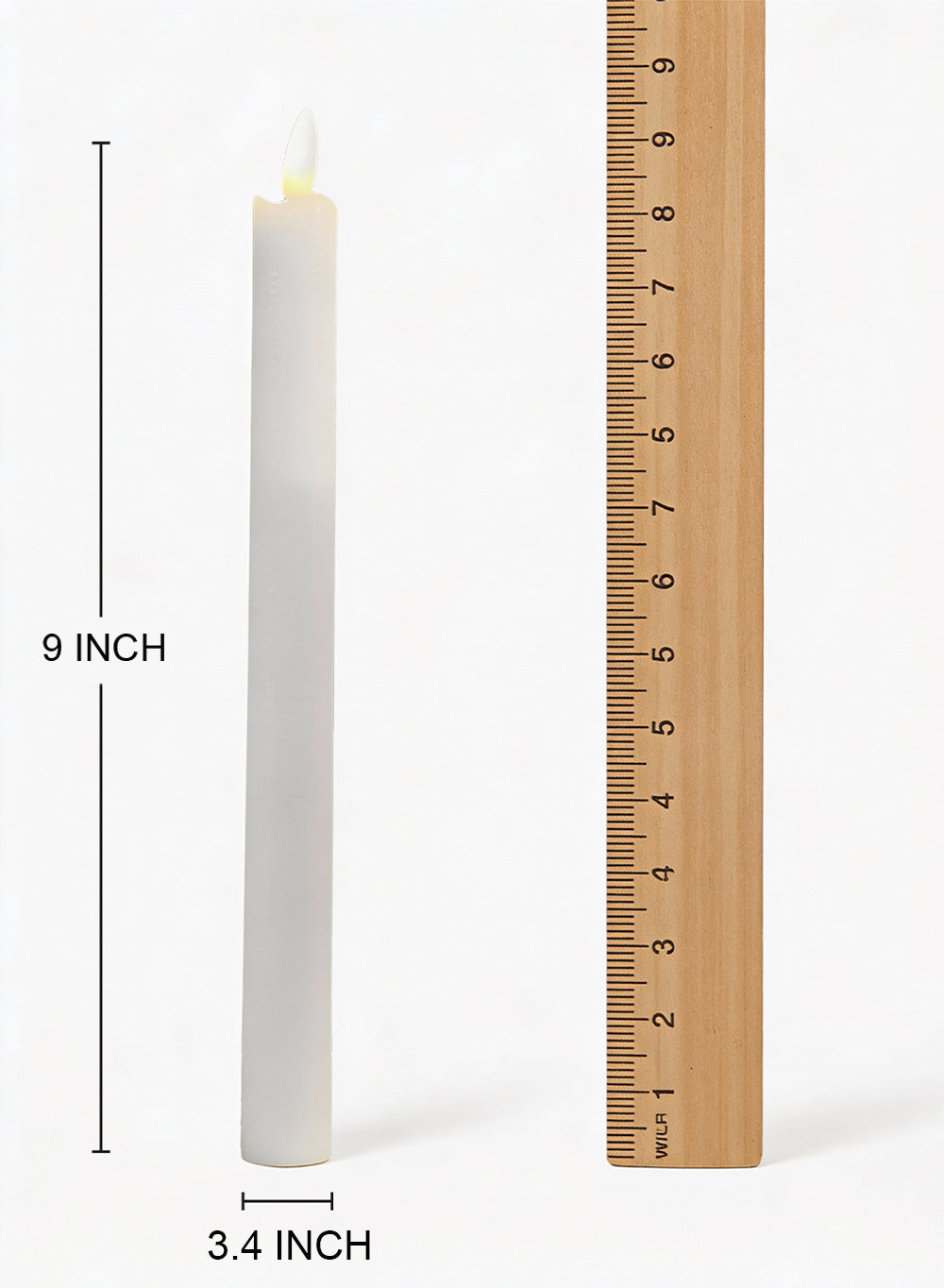 Flameless Wax LED Taper Candles Collection