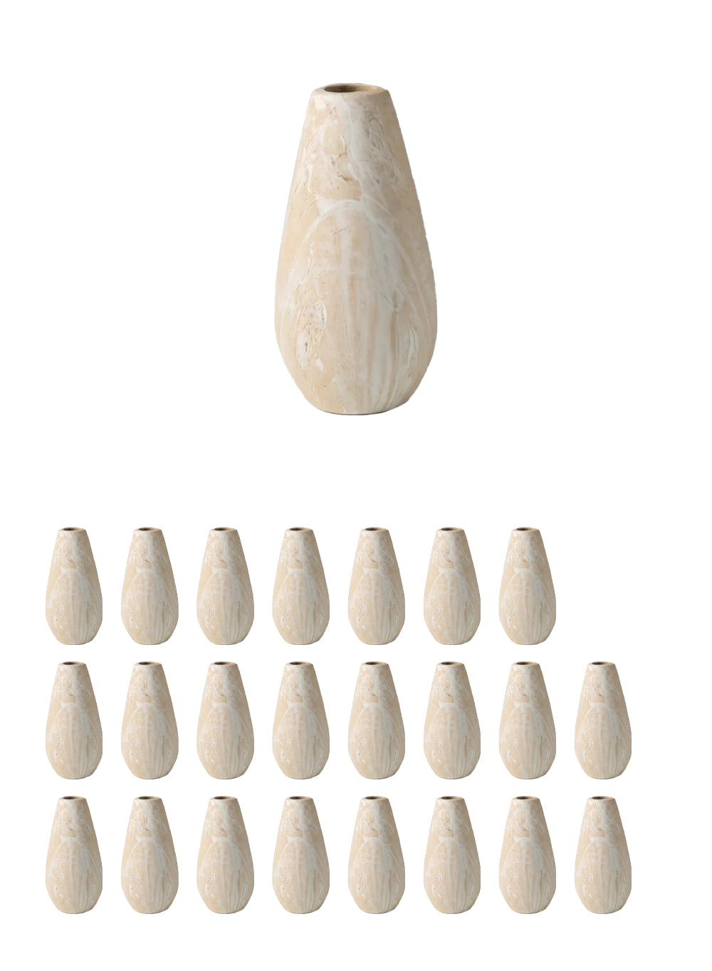 Marbled Ceramic Bud Vase Collection
