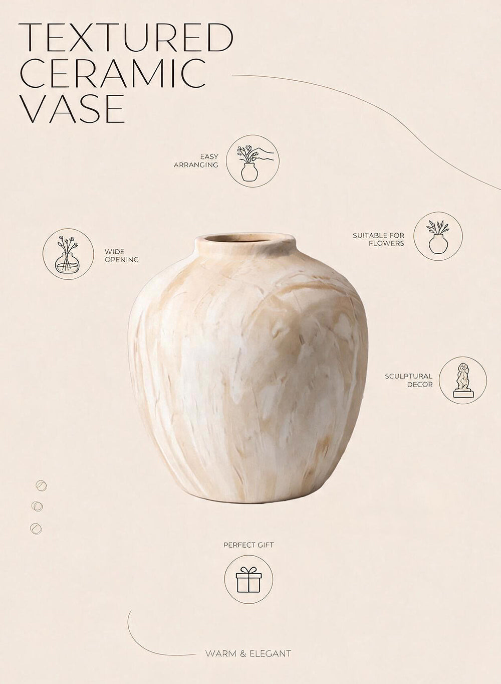 Elowen Ceramic Vase Collection