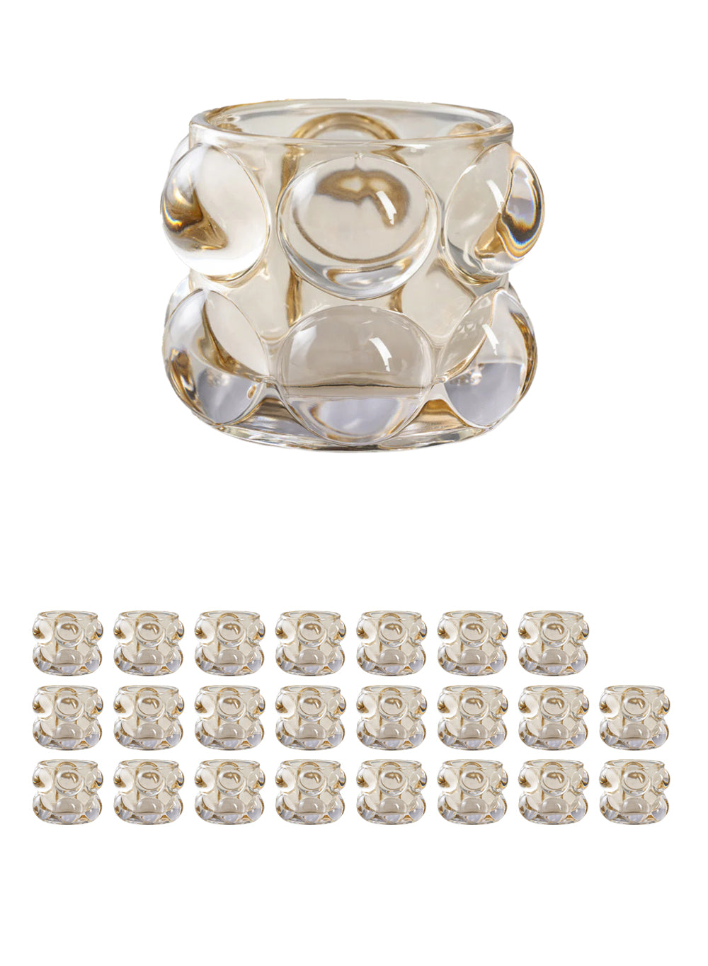 Bubble Glass Tea Light Holders Collection