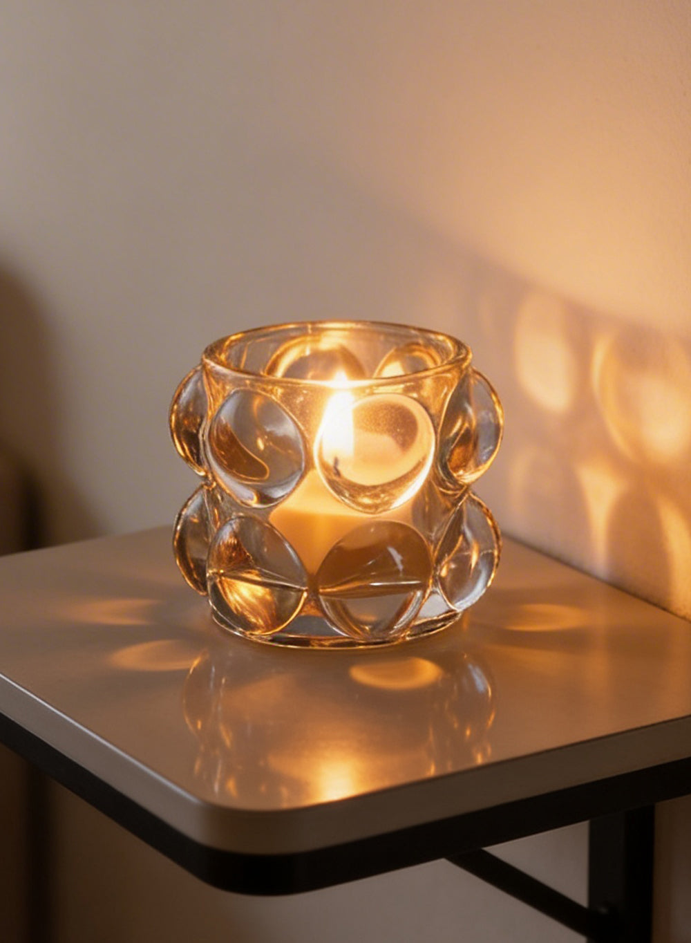 Bubble Glass Tea Light Holders Collection