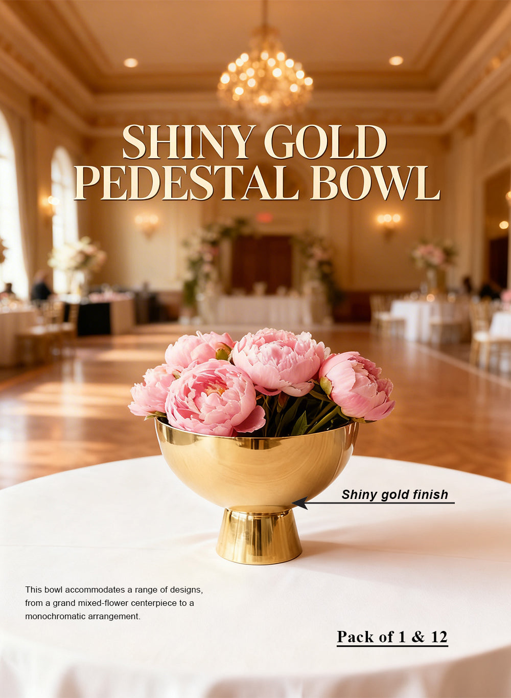 Gold Compote Bowl Collection