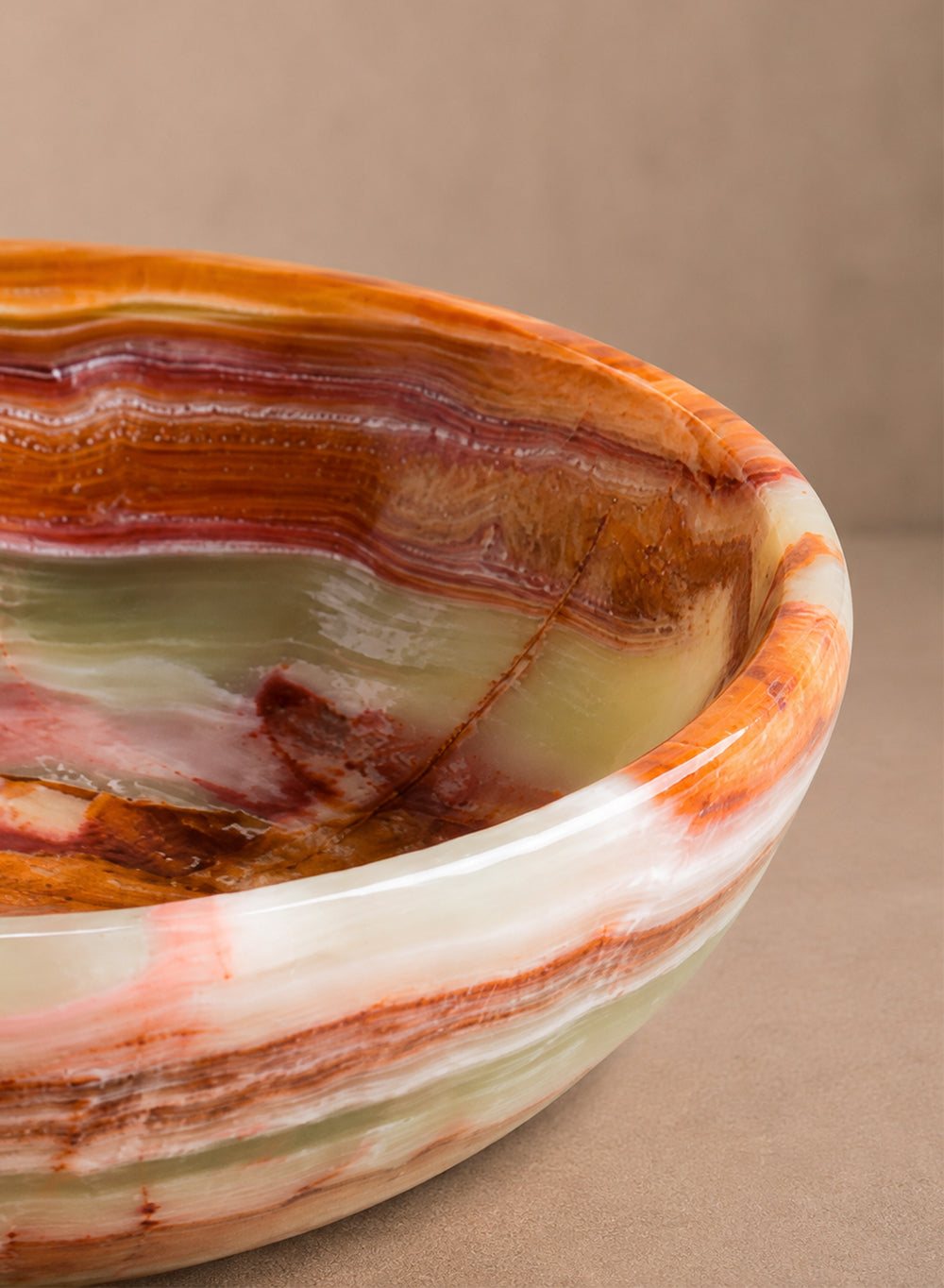 Natural Onyx Bowl, In 3 Sizes and Multiple Packs