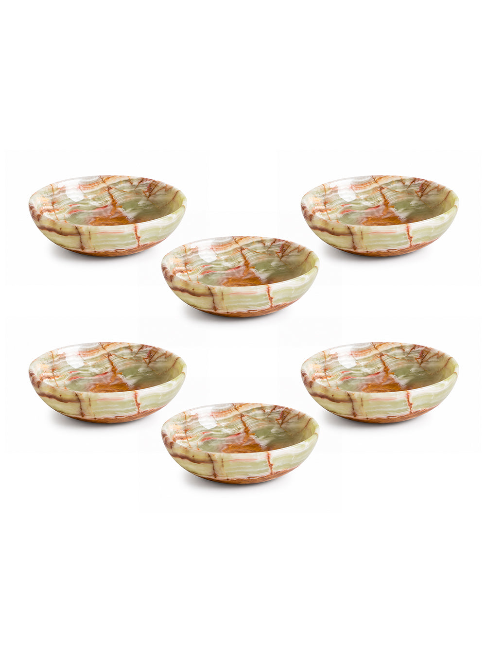 Natural Onyx Bowl, In 3 Sizes and Multiple Packs