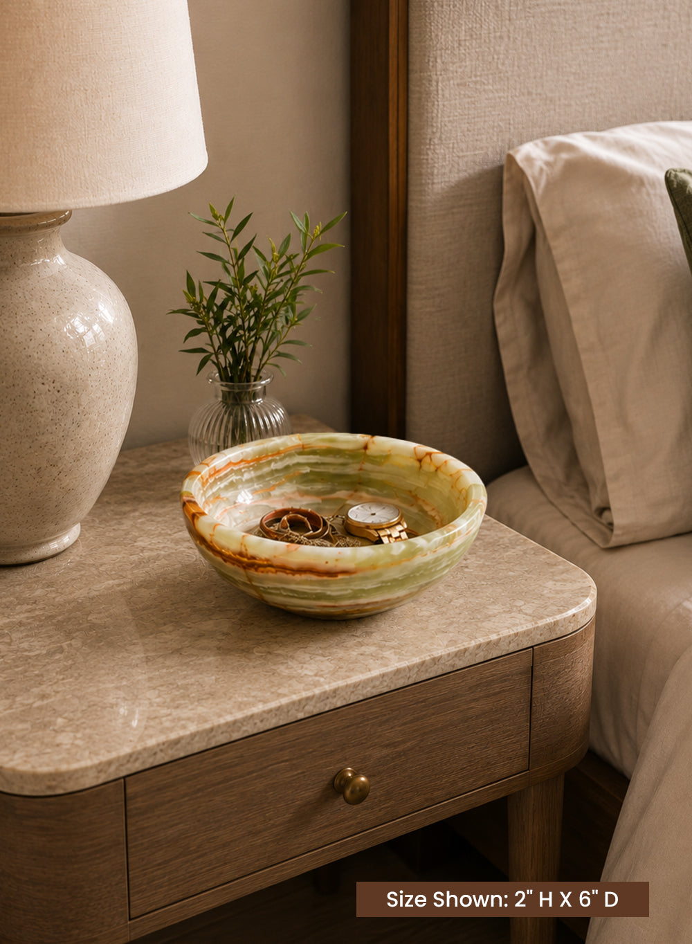 Natural Onyx Bowl, In 3 Sizes and Multiple Packs