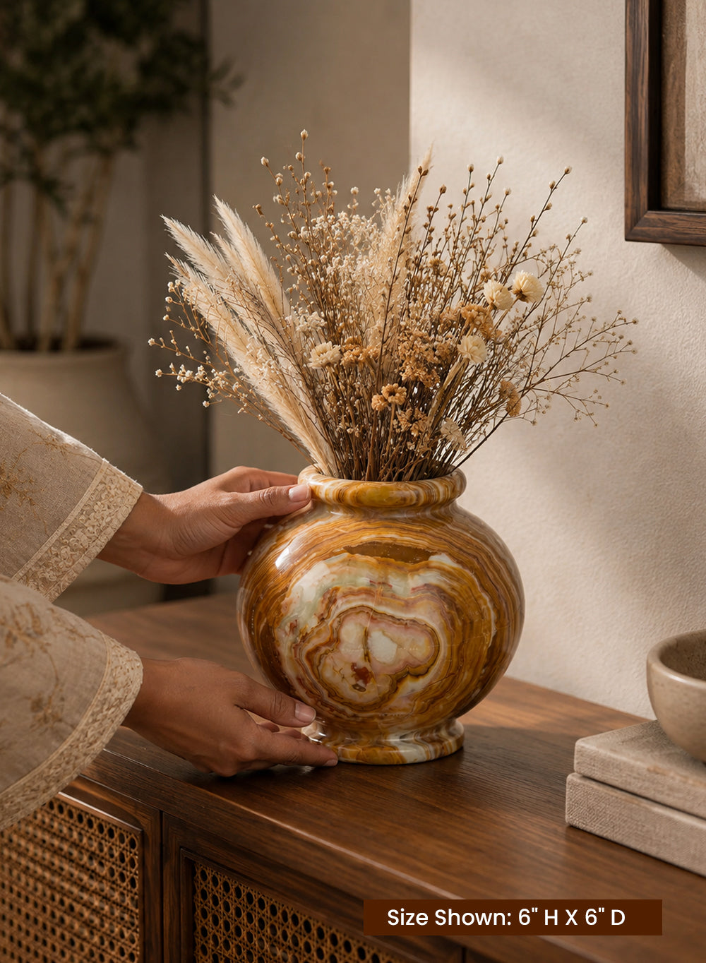 Natural Onyx Vase Collection