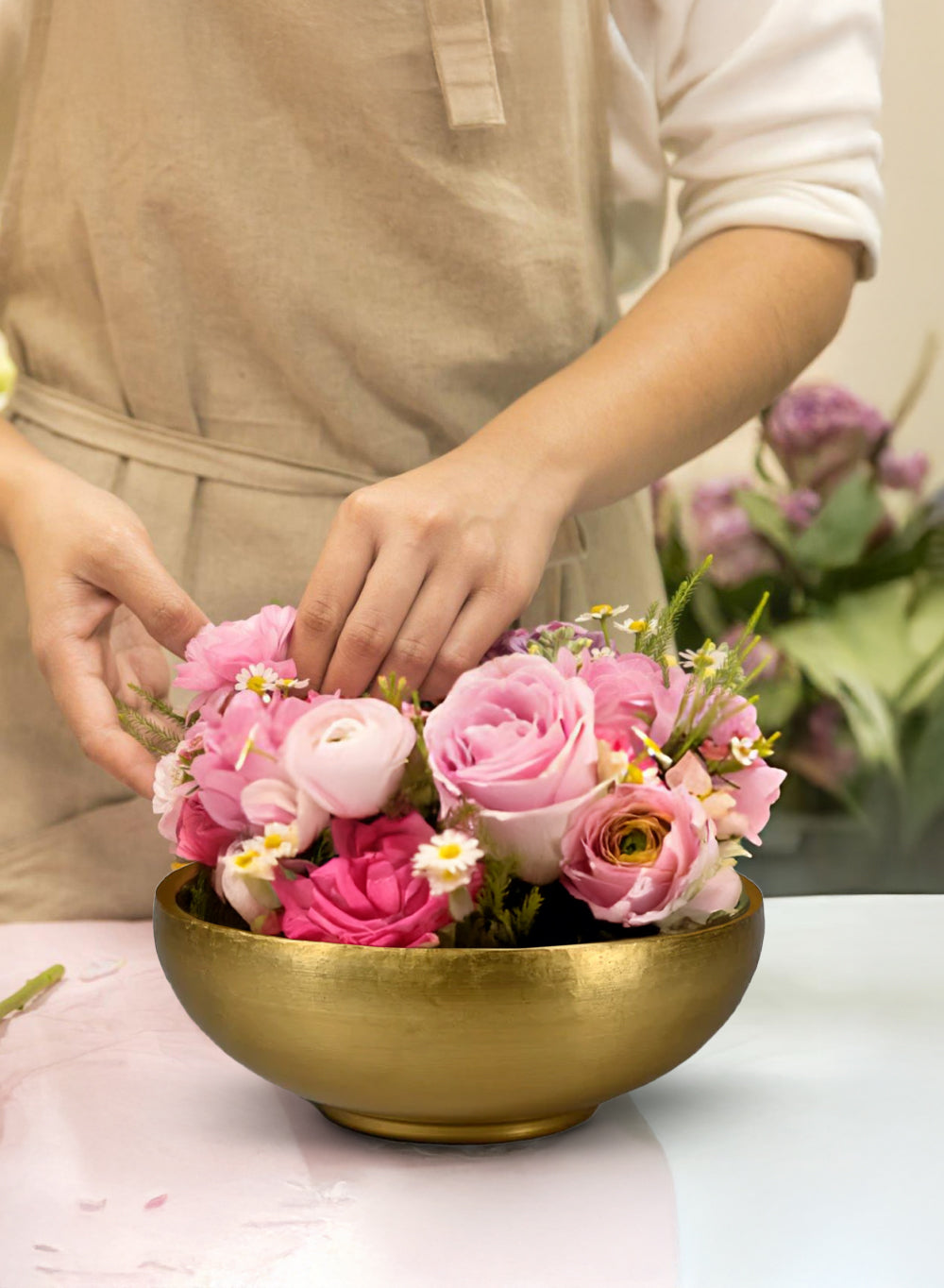 Badarai Brass Bowl, in 2 Sizes and Sets