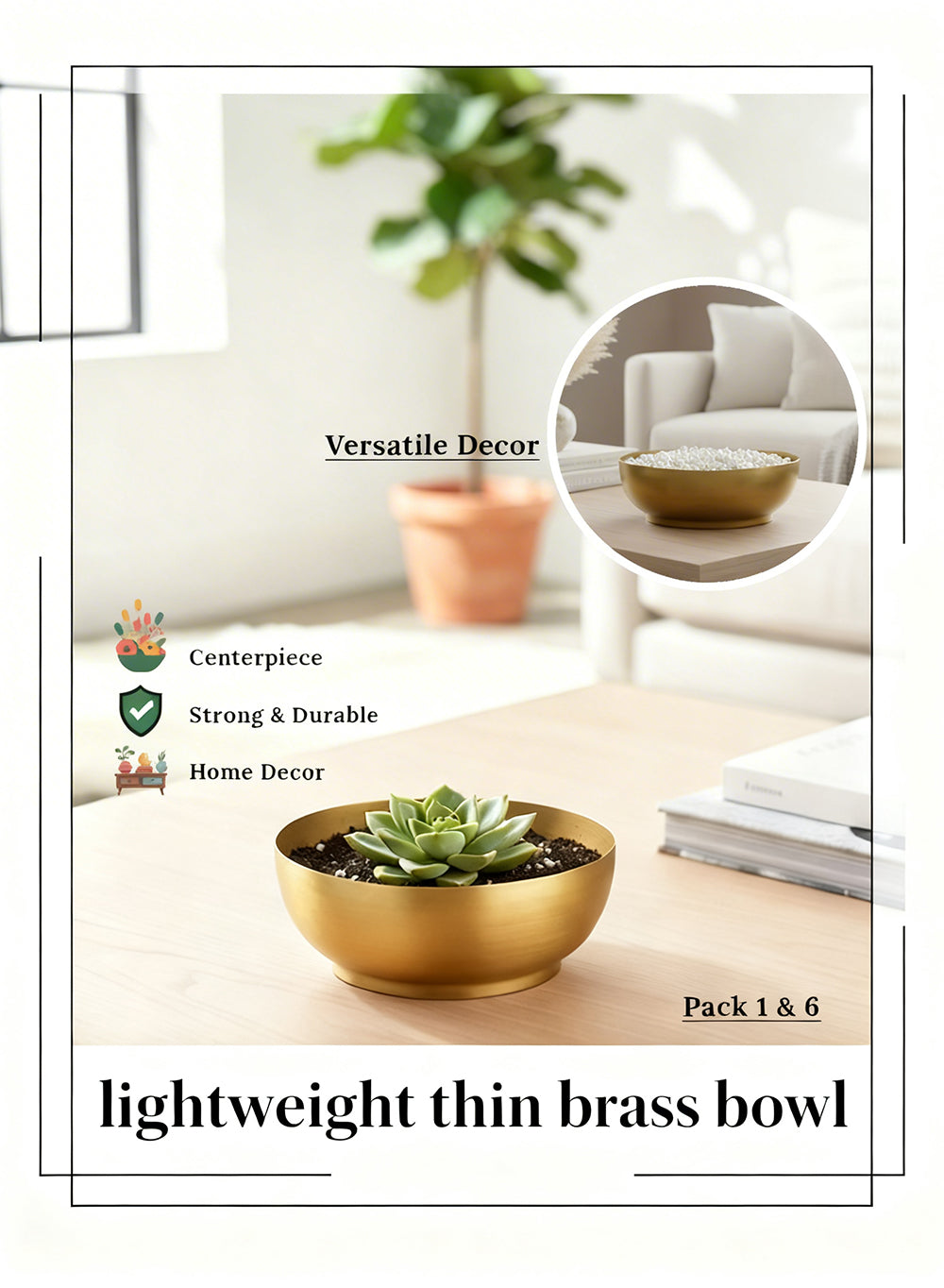 Badarai Brass Bowl Collection