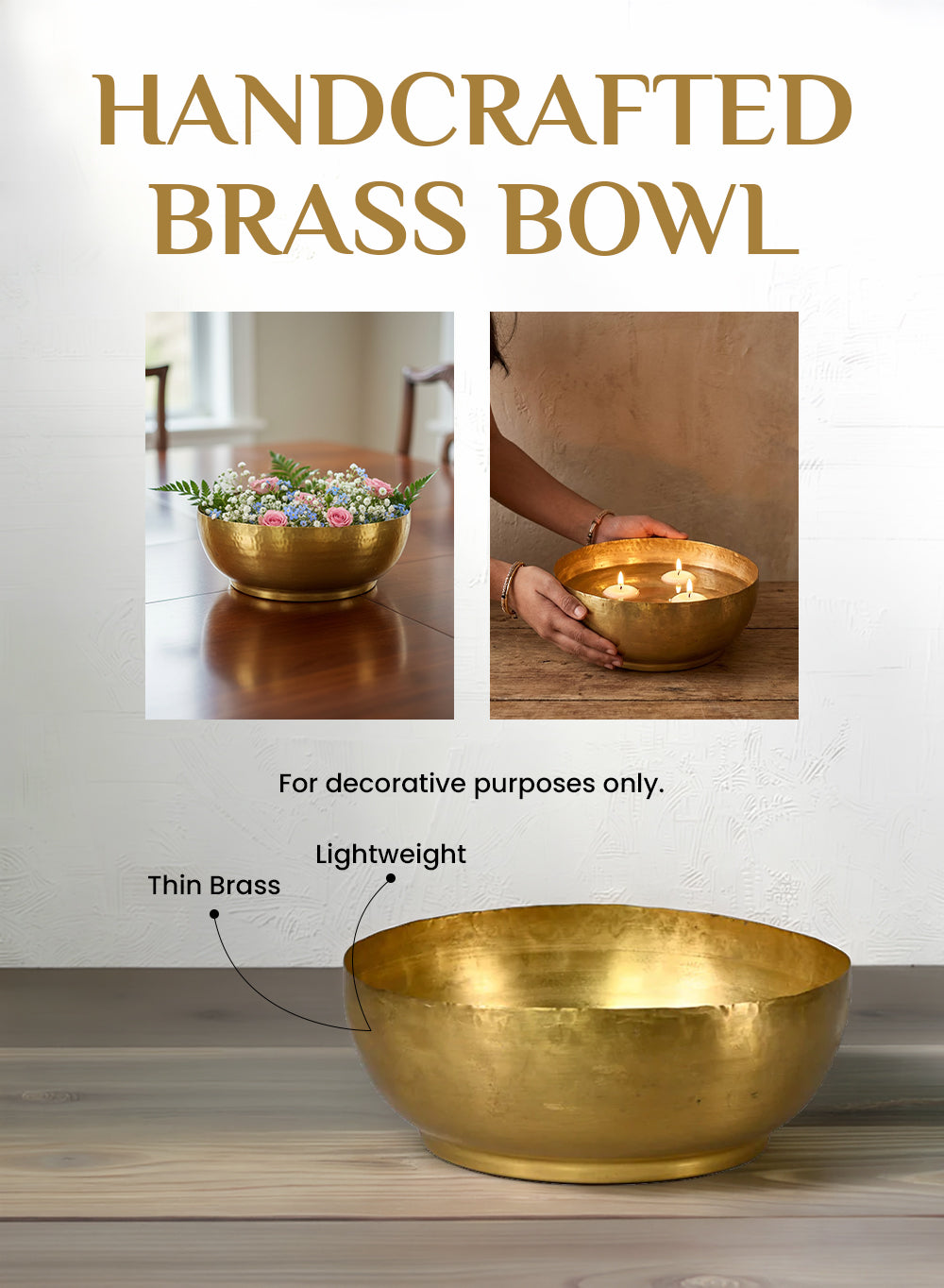 Badarai Brass Bowl Collection