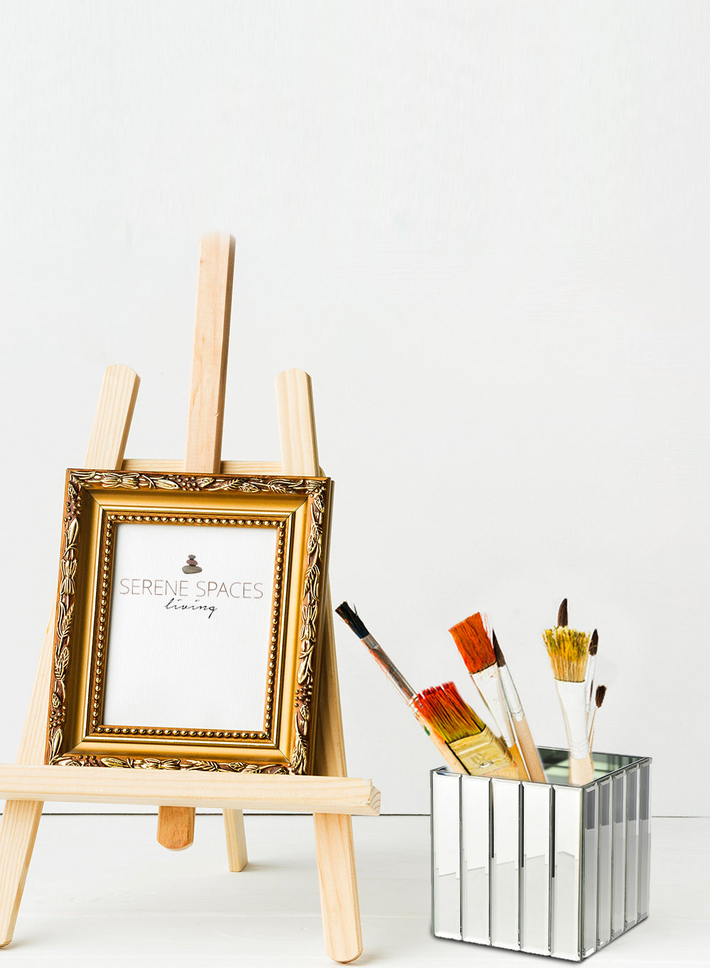 Gatsby Mirror Strip Cube Vase, Available in 2 sizes