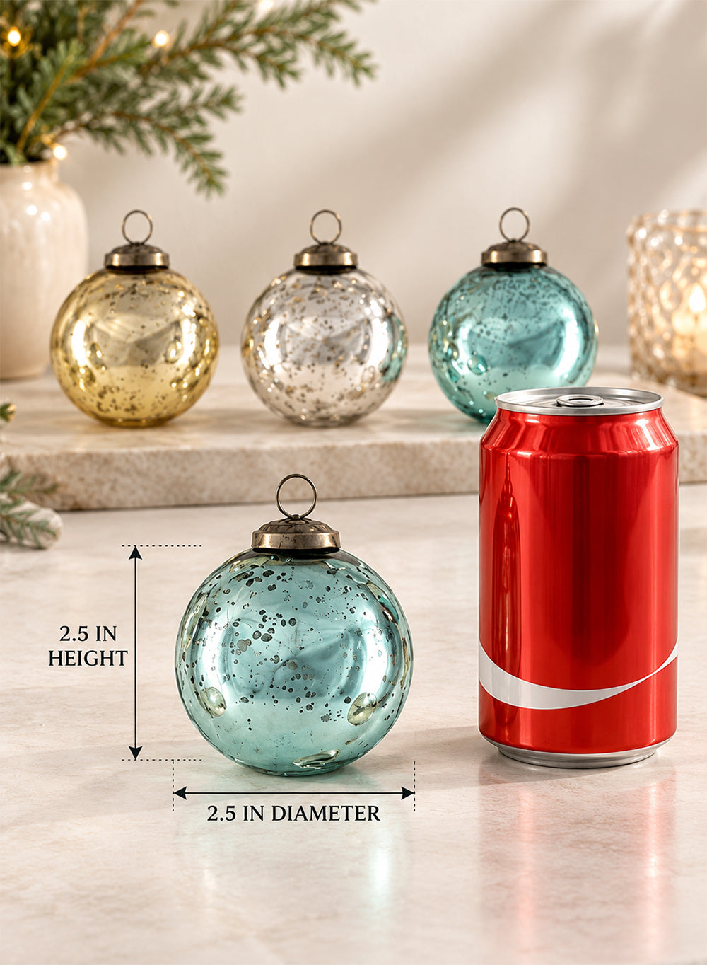 Vintage Glass Ball Ornaments Collection