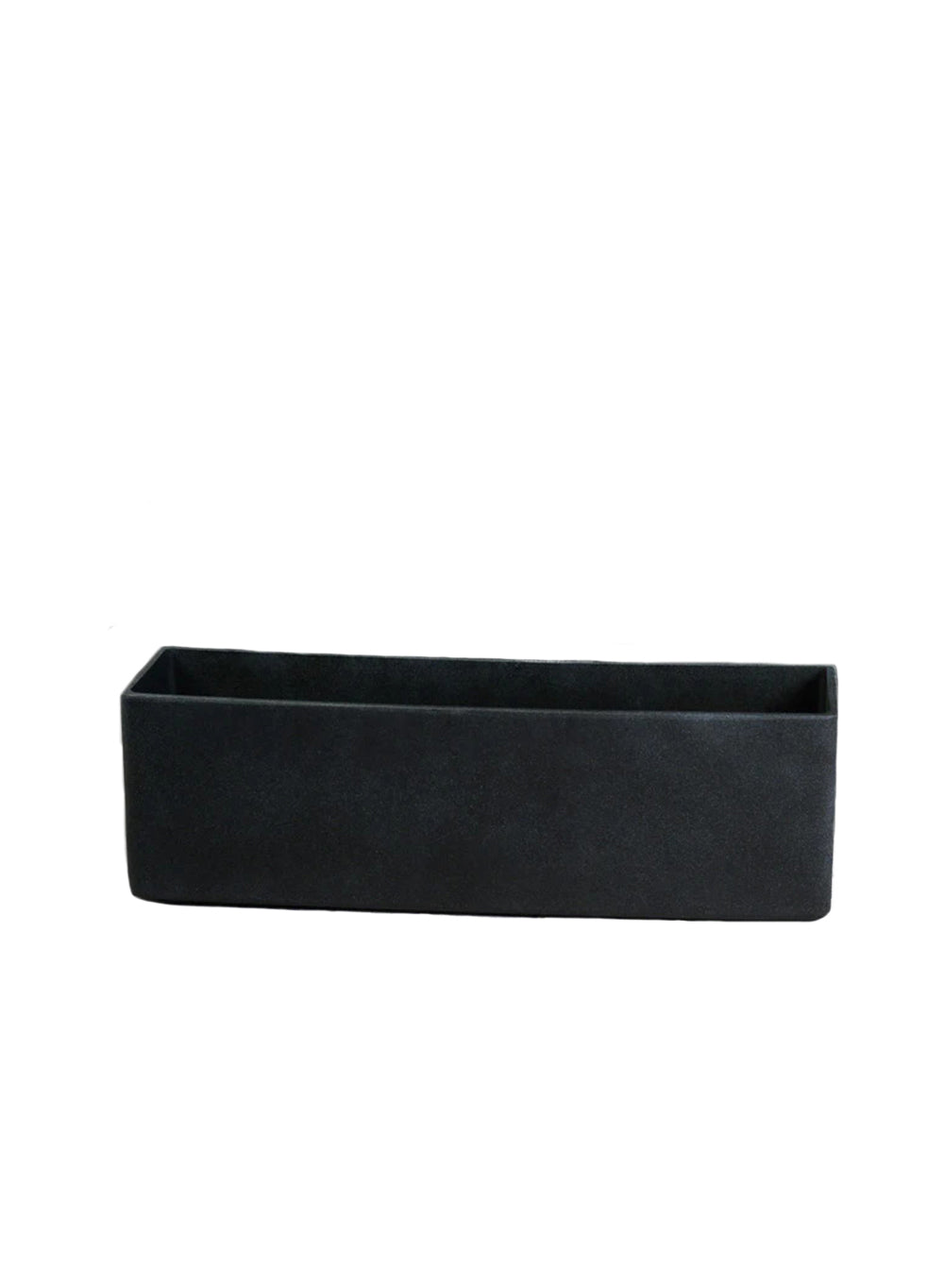 Black Rectangular Lightweight Planter Box, Available in 3 Sizes