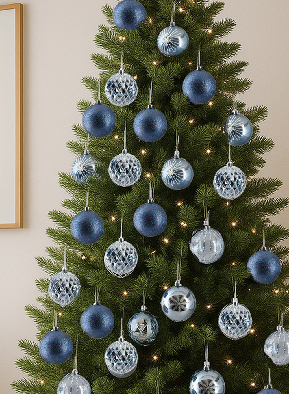 3" Assorted Ornament Balls, Pack of 16