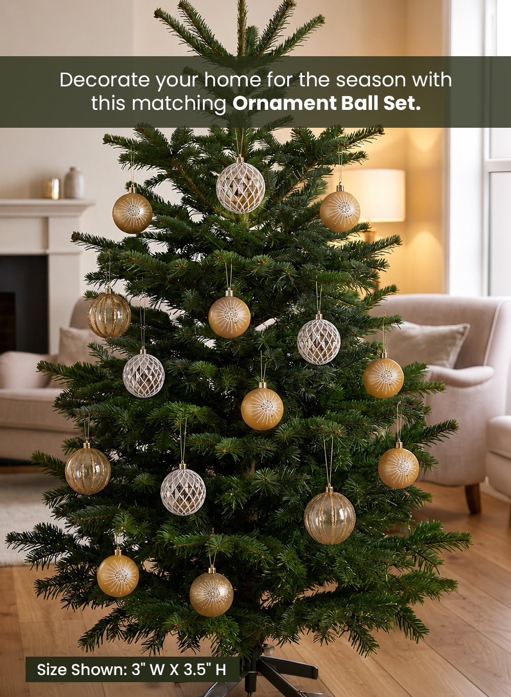 Holiday Assorted Ornament Balls Collection