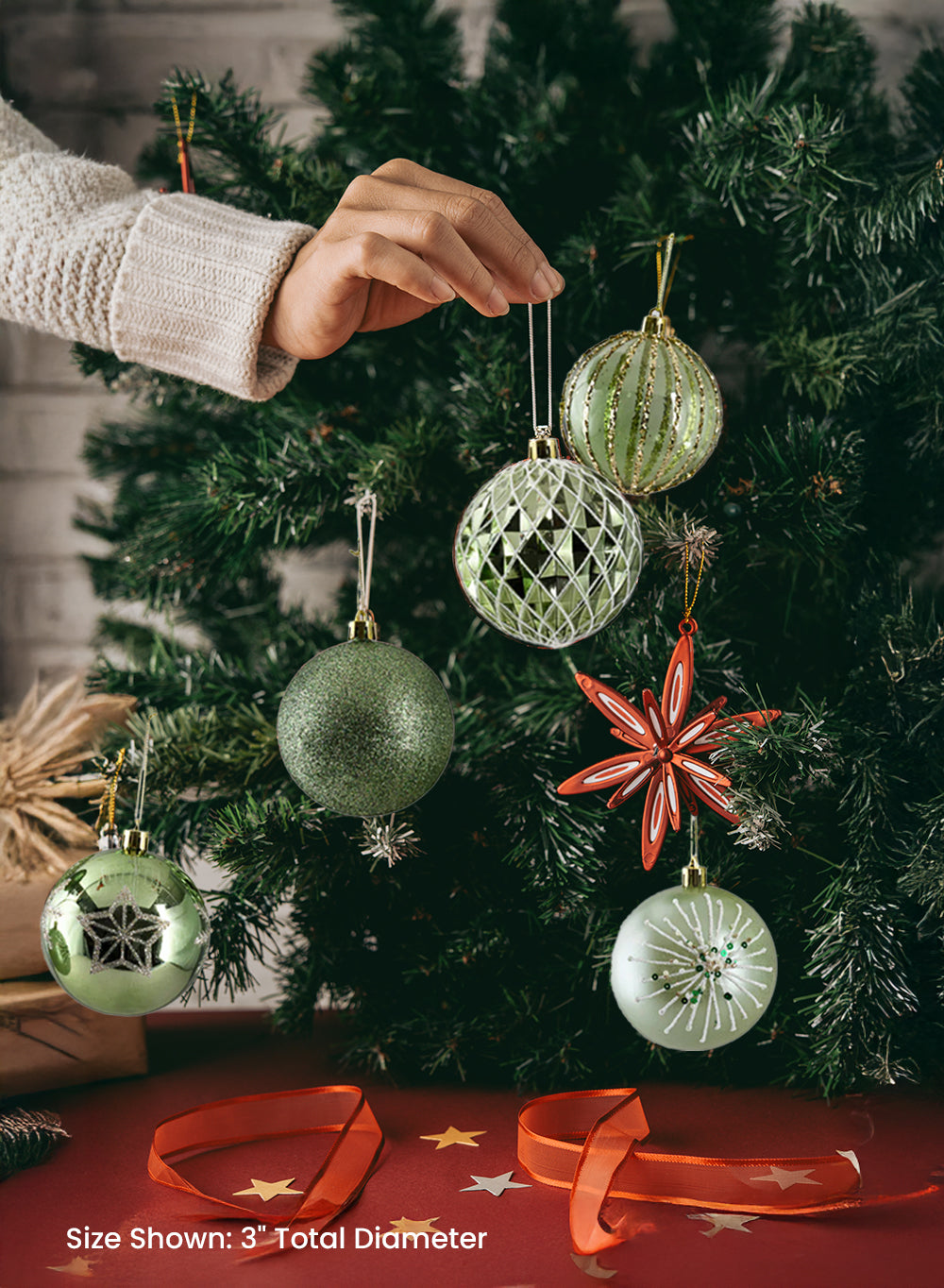 3" Assorted Ornament Balls Collection