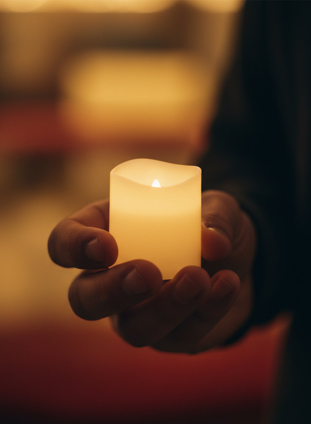 Flameless LED Votive Candles with Battery Collection