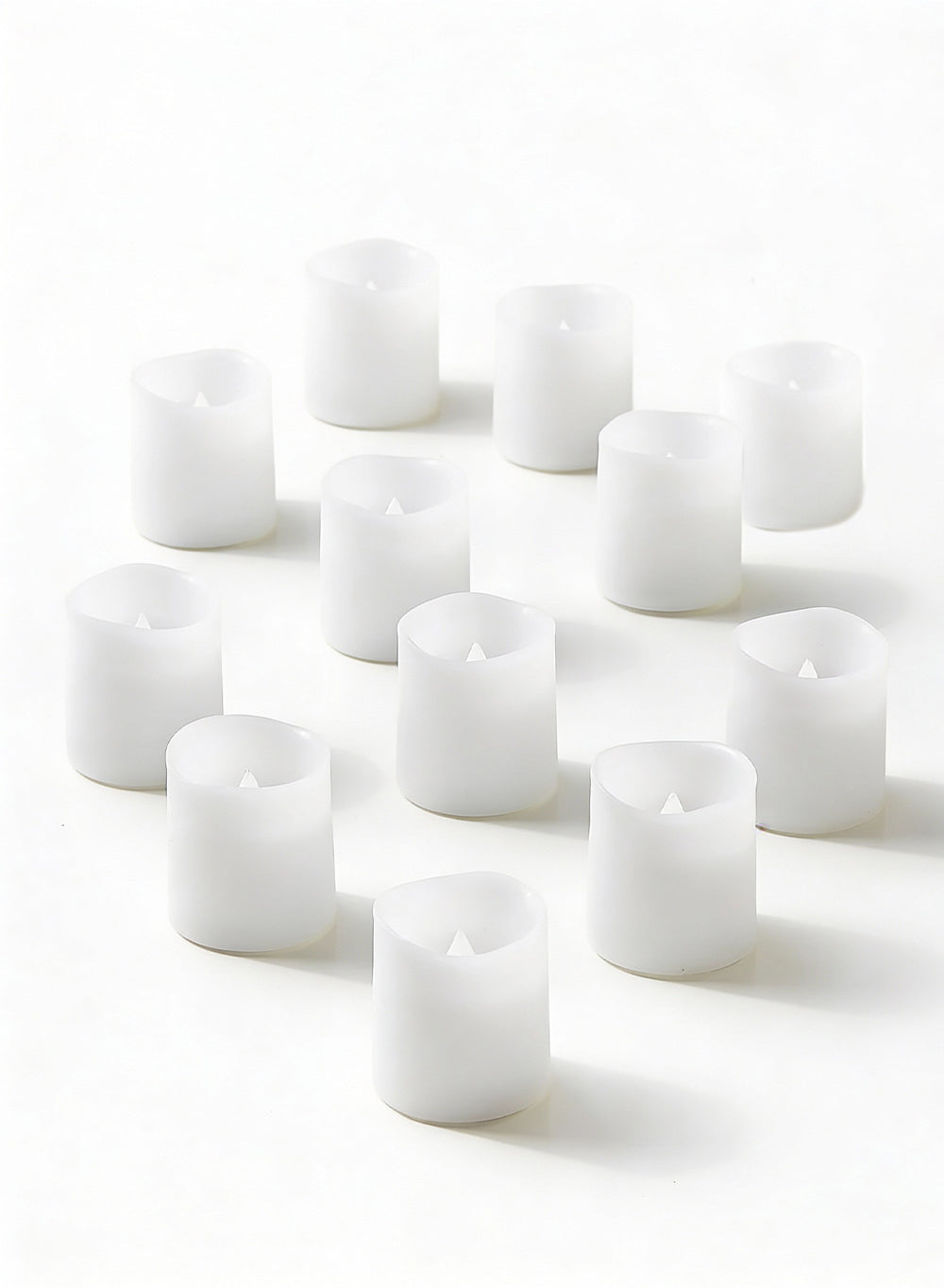 Flameless LED Votive Candles with Battery Collection