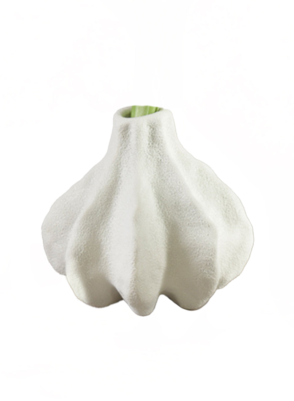 Textured Ceramic Vase – Coastal-Inspired Flower Holder, Elegant Home Decor Centerpiece