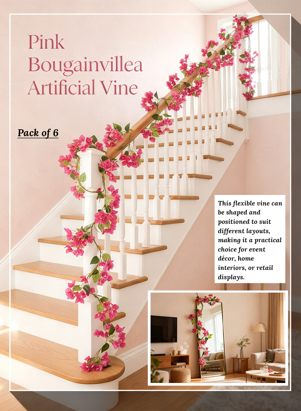 Bougainvillea Artificial Vine Collection