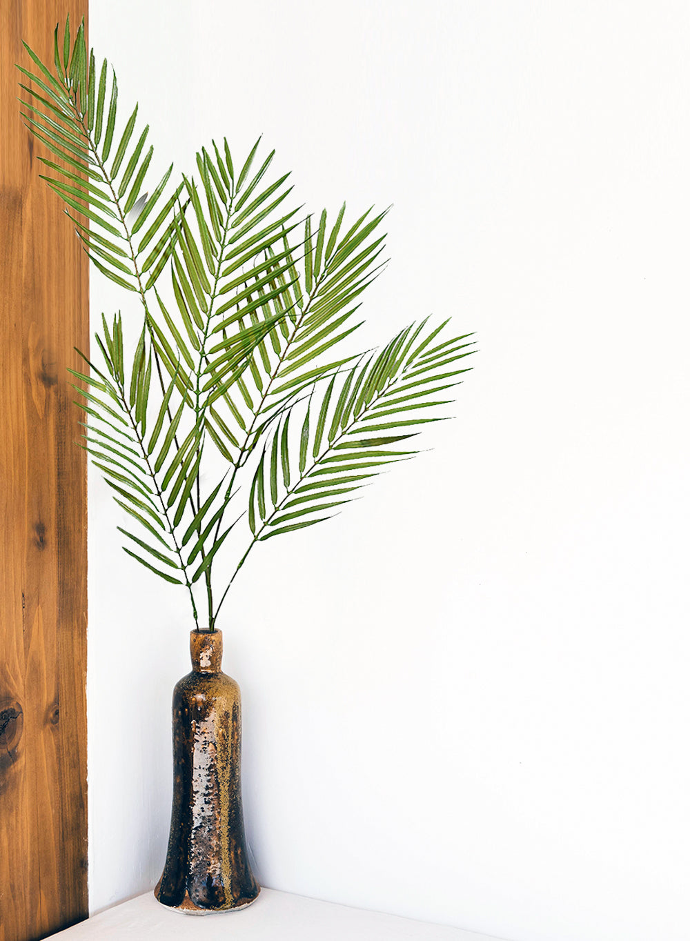 faux palm plants Faux Artificial Tropical Palm Leaves with Stem | Artificial Flower