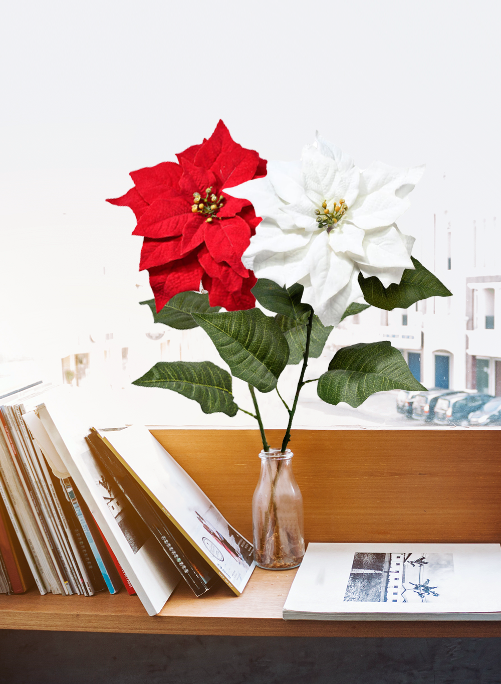 Artificial Christmas Star Stem | Artificial Flower