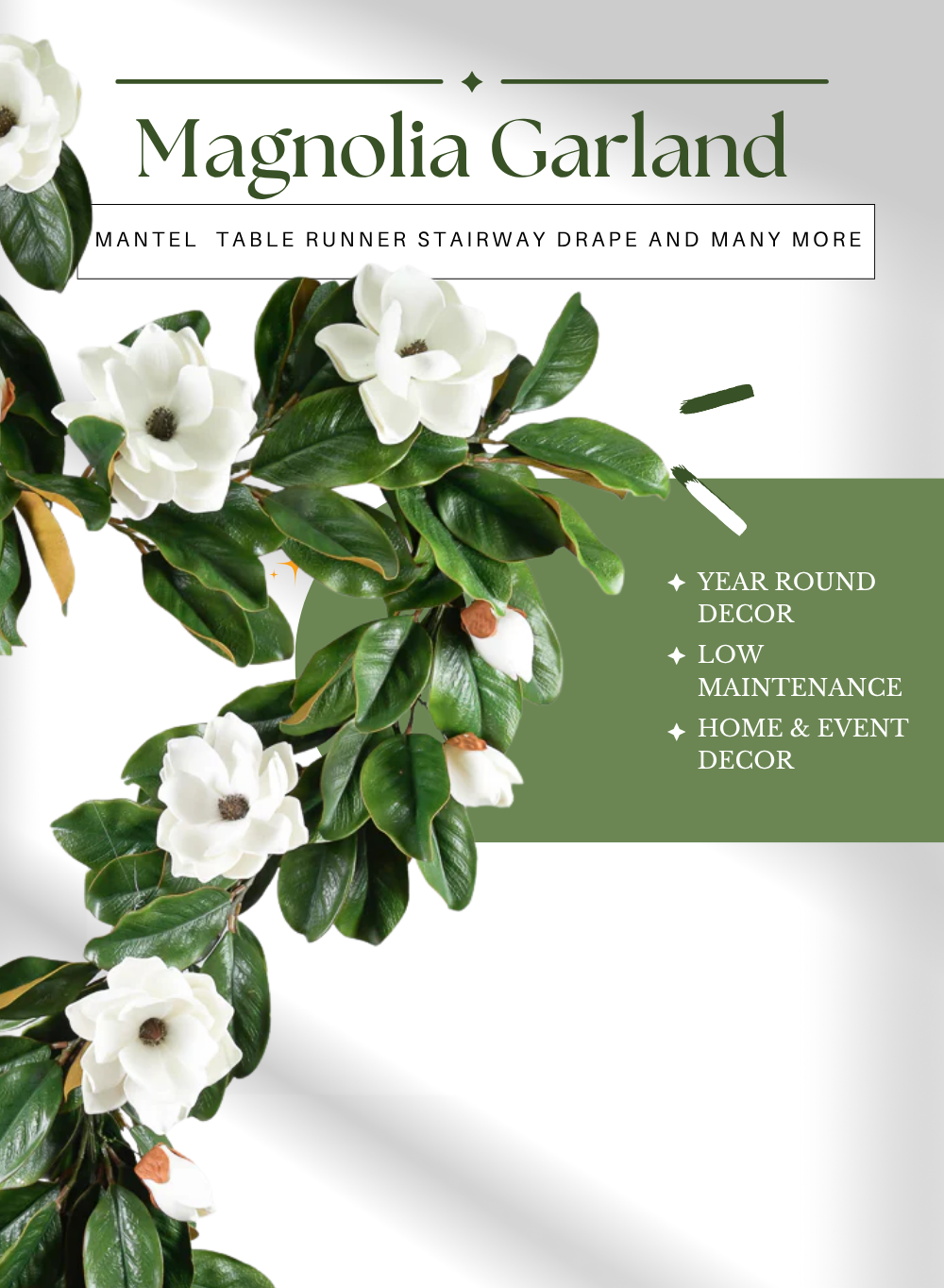 Magnolia Leaf Garland