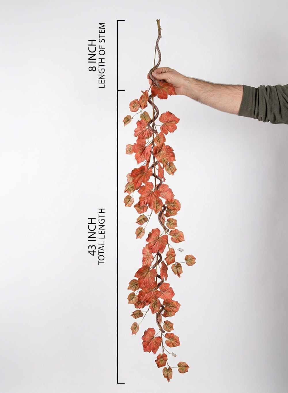 Autumn Maple Leaf Garland, 51" Long, Pack of 6