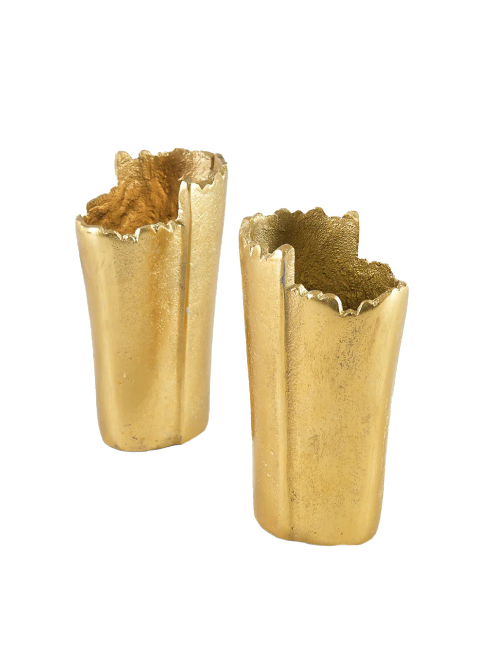 Aurum Crest Aluminum Vase – Available in Two Sizes