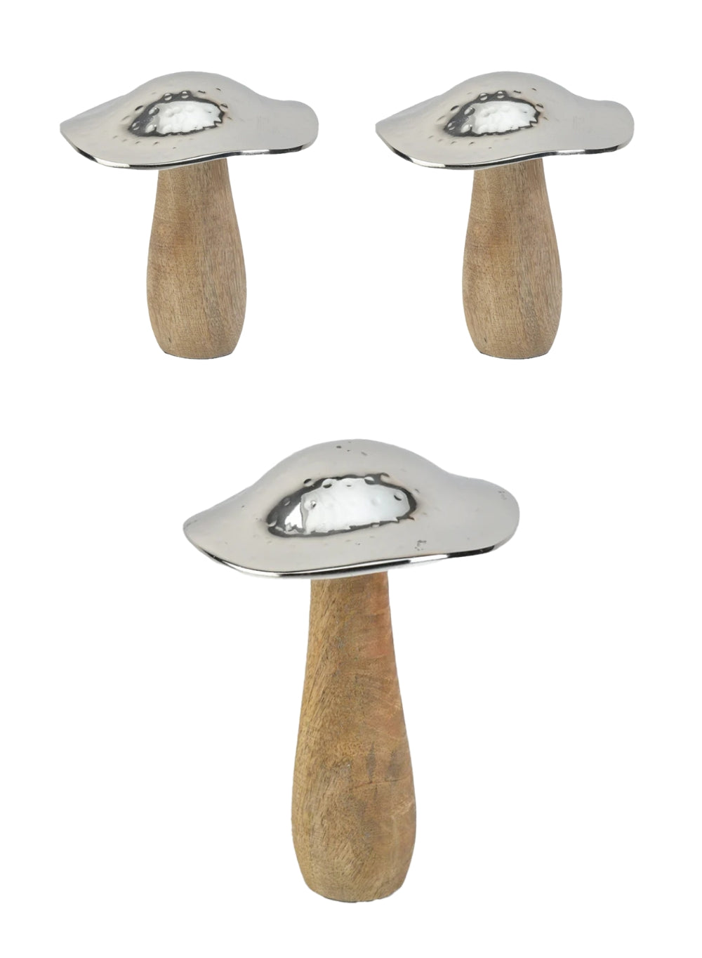 Mushroom Table Decoration, 5" Diameter & 5.5" Tall