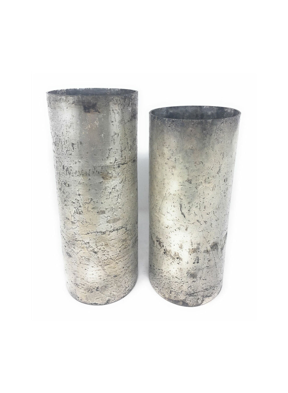 Vintage Style Pewter Cylinder Collection