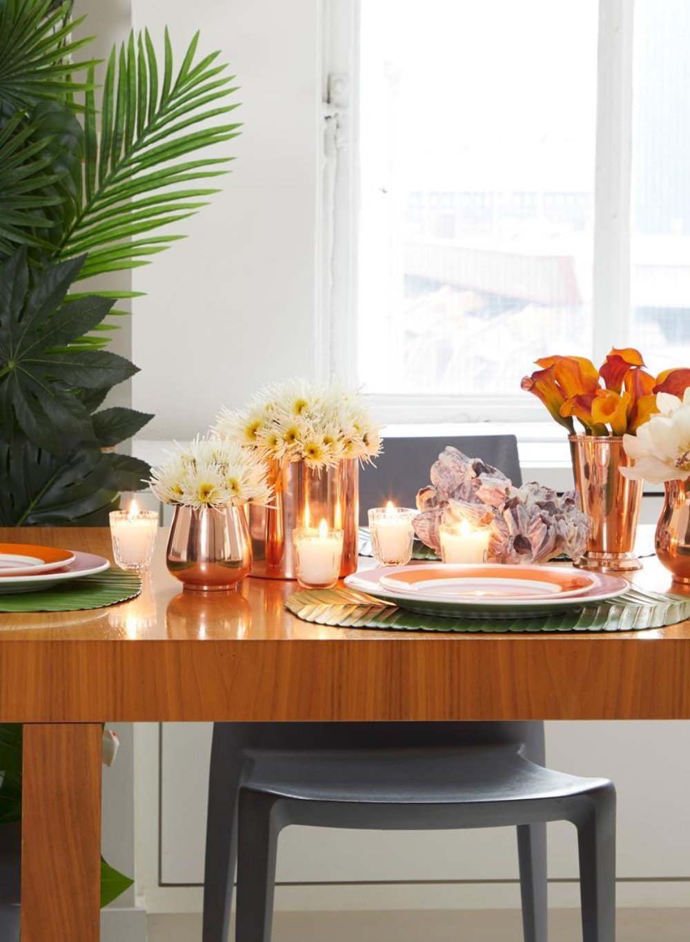 Copper Plated Mini Egg Pot Vase, 3.5" Tall & 3.5" Diameter